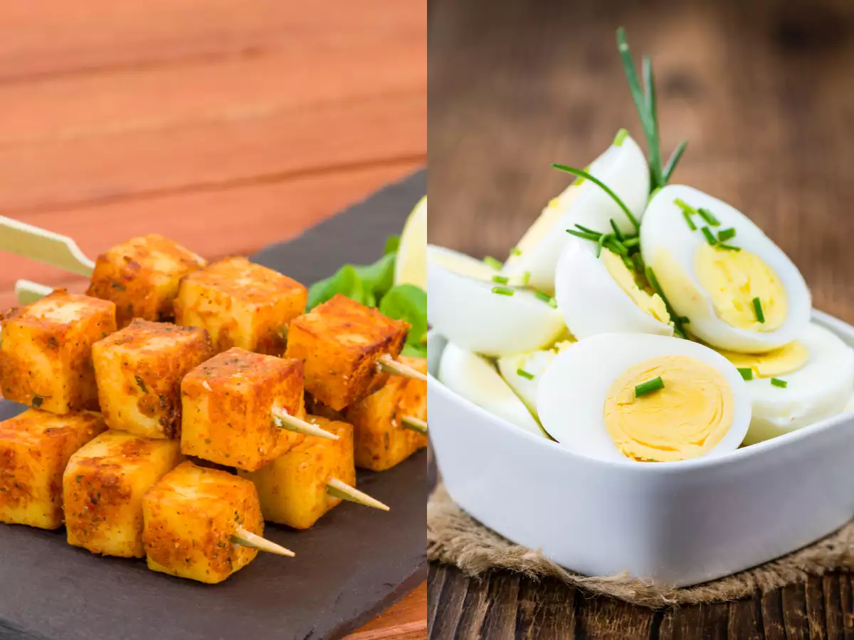 Eggs vs Paneer which is a better source of protein and beneficial for weight loss
